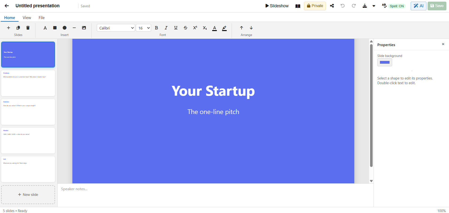 Aphelios Online Presentations UK showing 8 templates, slides and shapes — save as PowerPoint