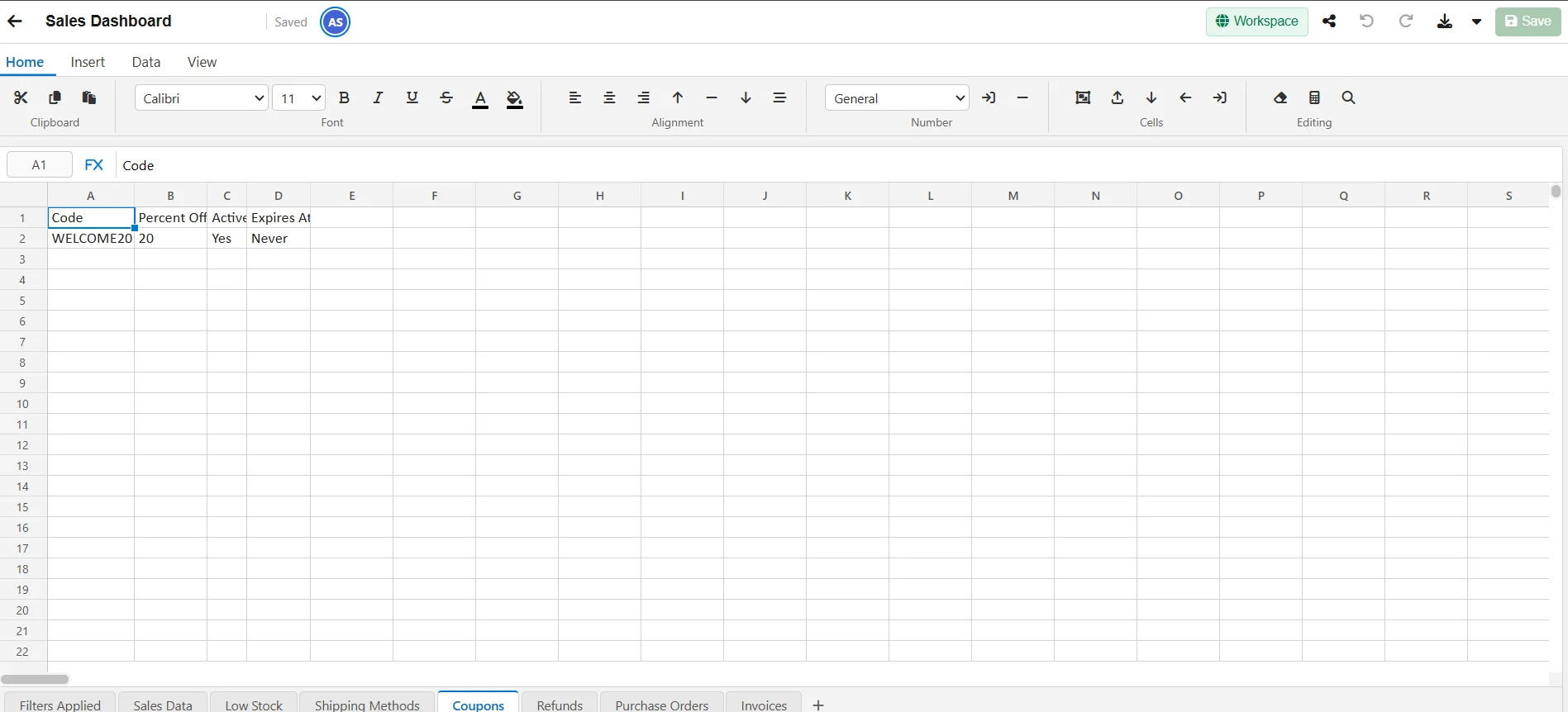 Aphelios Online Spreadsheet Software UK showing Excel-compatible formulas, multi-sheet and import export