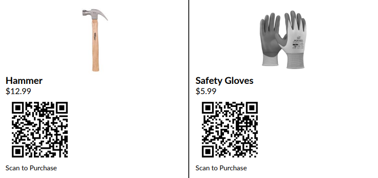 Printable QR codes for small business payments showing multiple QR codes that can be displayed at retail counters, market stalls and pop-up shops